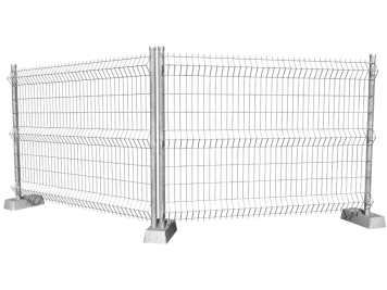 Valla trasladable para delimitación provisional de zona de obras